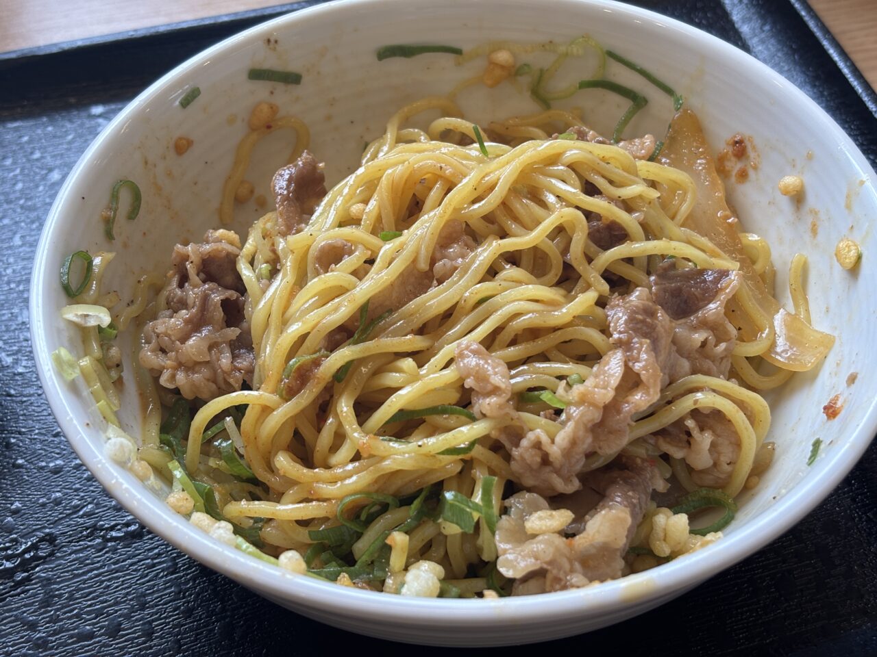 まぜそば混ぜた後